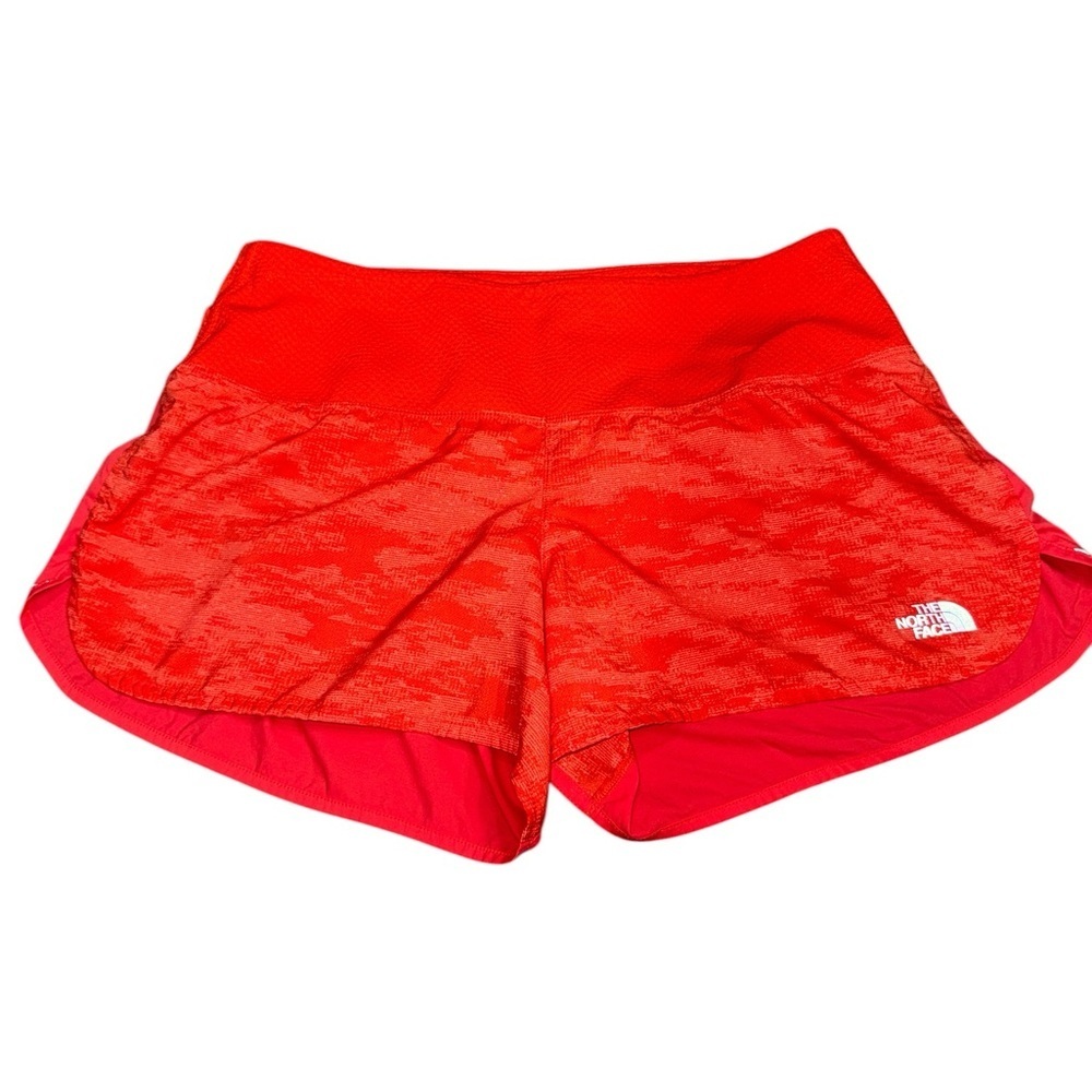 The North Face Flight Series Red FlashDry Running Shorts Womens Medium